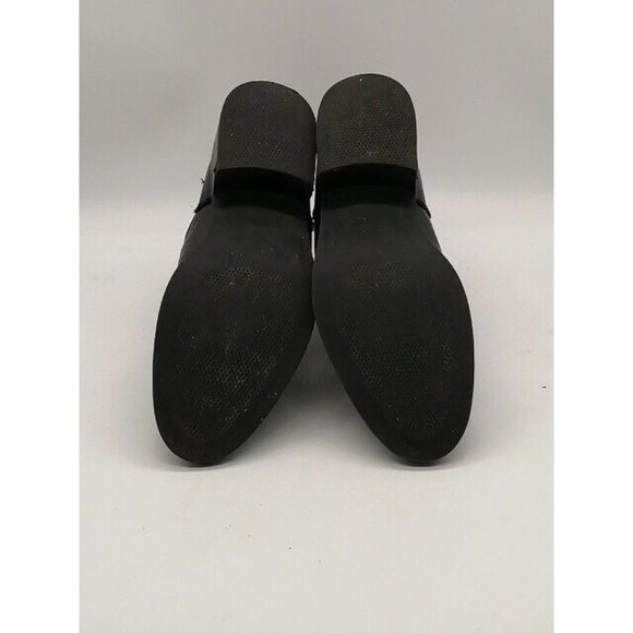 Steve Madden Womens‎ Ankle Boot Dicey Black Leather Pull On Elastic Gussets 8.5 - Picture 5 of 11